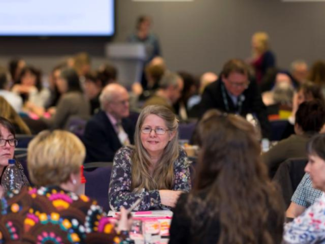 Delegates at the conference.