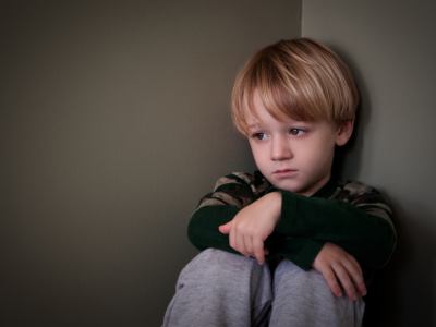Sad child.