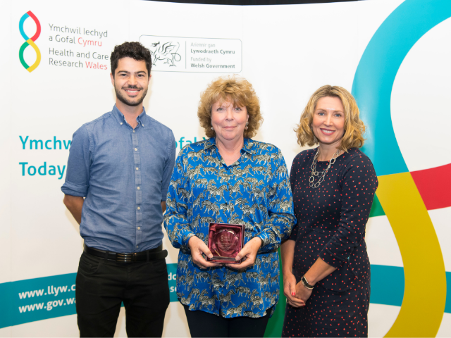 Wales Gene Park representatives with their award
