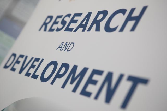 Research and development sign