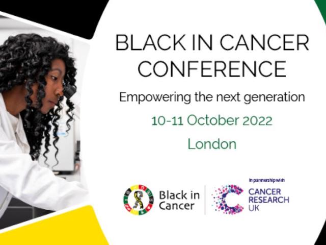 Black in cancer event poster