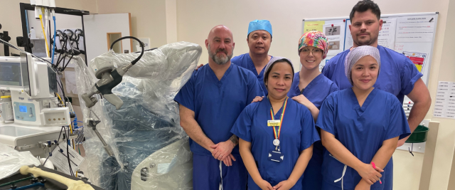 hip and knee surgery team at Hywel Dda University Health Board