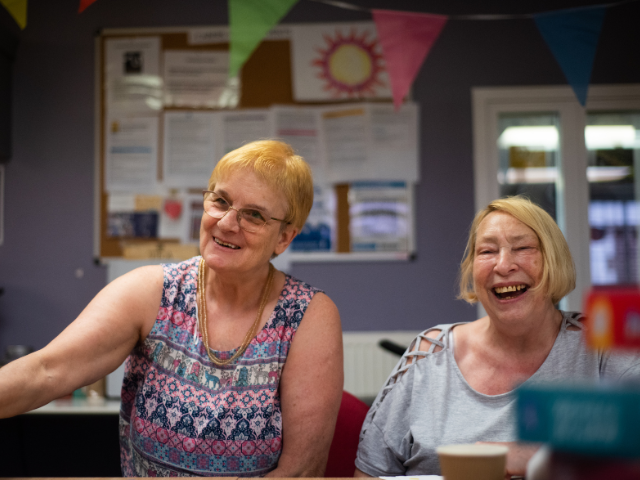 Carers in a care home