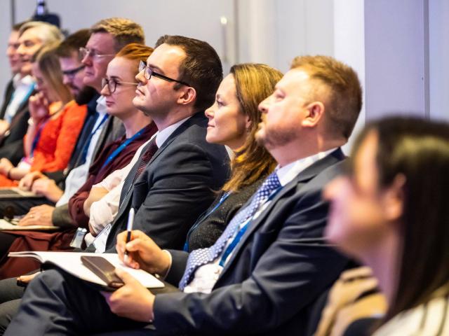 Audience attending a lecture