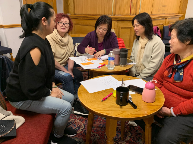 Women helping shape research. 