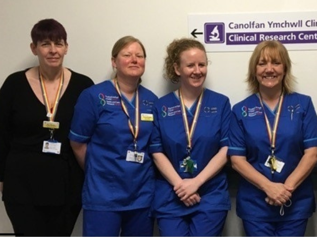 Hywel Dda research nursing team. 