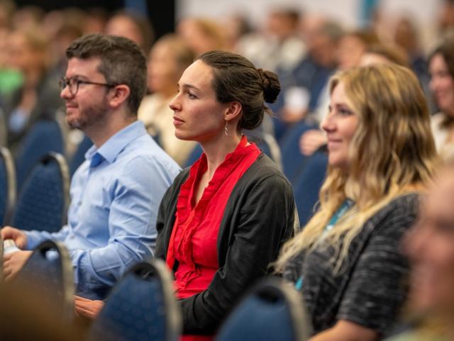 People attending a seminar