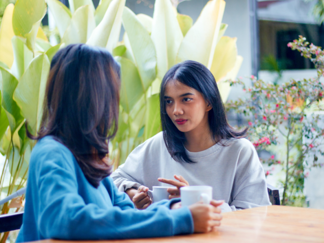 Conversation cafe.