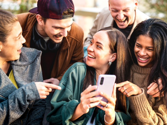 a group of young people