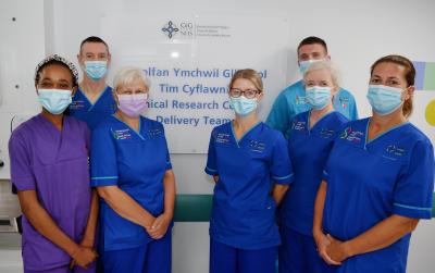 clinical staff at Royal Gwent Hospital