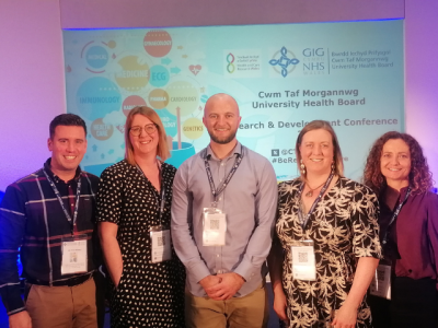population health management team at Cwm Taf Morgannwg RnD Conference