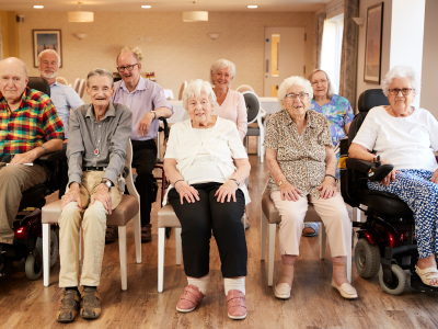 Care home residents.