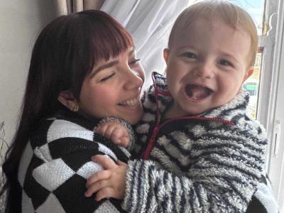 Holly and her son Wyatt